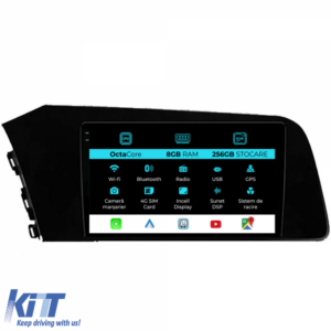 Navigation for Hyundai Elantra, 2020-2025, 9 Inch, 8Gb Ram, 256Gb Storage, Carplay