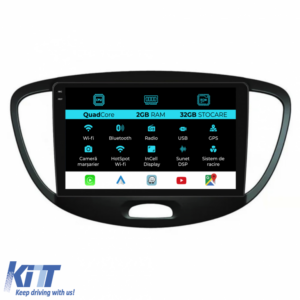 Navigation for Hyundai I10, 2007-2013, 9Inch, 2Gb Ram, 32Gb Storage, Carplay