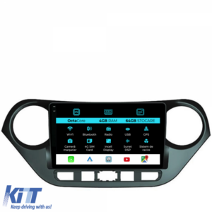 Navigation for Hyundai I10, (2013-2017), 9 Inch, 4Gb Ram, 64Gb Storage, Carplay