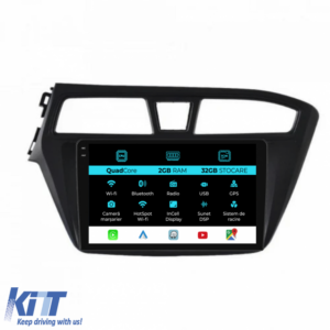 Navigation for Hyundai I20, (2014-2020), 9inch, 2Gb Ram, 32Gb Storage, Carplay