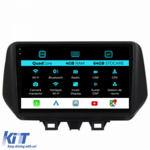 Navigation for Hyundai Tucson, (2018-2020), QuadCore, 9 Inch, 4Gb RAM, 64Gb storage, Carplay.