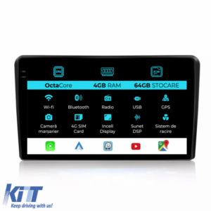 Navigation for Kia Ceed, (2006-2012), 9 Inch, 4Gb Ram, 64Gb Storage, Carplay