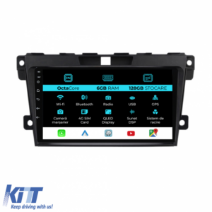 Navigation for Mazda CX-7, (2008-2015), 9Inch, 6Gb Ram, 128Gb Storage, CarPlay