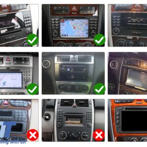 Navigation for Mercedes Benz C-Class W203, CLS W219, CLK W209 (2004 - 2011), Android, 7 Inch, 4Gb RAM, 64Gb Storage, Bluetooth, WiFi