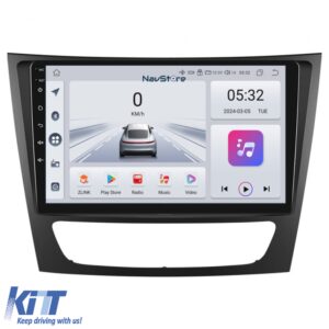 Navigation for Mercedes Benz E-Class W211 (2002 - 2010), 9Inch, 4Gb Ram, 64Gb Storage, Bluetooth, WiFi, Carplay