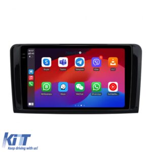 Navigation for Mercedes Benz ML W164 GL X164 (2005 - 2012), 2K Display, 8Gb RAM, 256Gb Storage, Bluetooth, WiFi, Carplay