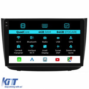 Navigation for Mercedes Vito, Viano (2005-2015), QuadCore, 10 Inch, 4Gb Ram, 64Gb Storage, Carplay