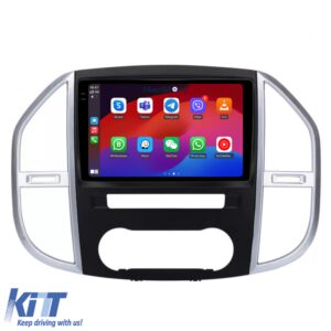 Navigation for Mercedes Vito W447 (2014-2021), 2K Display, 8Gb RAM, 256Gb Storage, Bluetooth, WiFi, Carplay