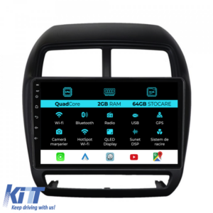 Navigation for Mitsubishi ASX, 2016 - 2019, 9Inch, 2Gb Ram, 64Gb Storage, Carplay