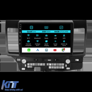 Navigation for Mitsubishi Lancer, 2007-2013, 9 Inch, 2Gb Ram, 64Gb Storage, Carplay