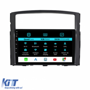 Navigation for Mitsubishi Pajero, 2006 - 2018, 9 Inch, 1Gb Ram, 32Gb storage, Carplay