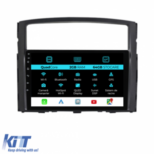 Navigation for Mitsubishi Pajero, 2006 - 2018, 9 Inch, 2Gb Ram, 64Gb storage, Carplay