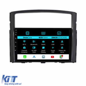 Navigation for Mitsubishi Pajero, 2006 - 2018, 9 Inch, 8Gb Ram, 256Gb storage, Carplay