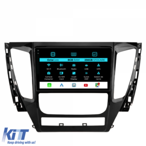 Navigation for Mitsubishi Pajero, (2016-2018), 9Inch, 8Gb Ram, 256Gb Storage, Carplay.