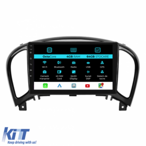 Navigation for Nissan Juke, (2010-2017), 9Inch, 4Gb Ram, 64Gb Storage, Carplay