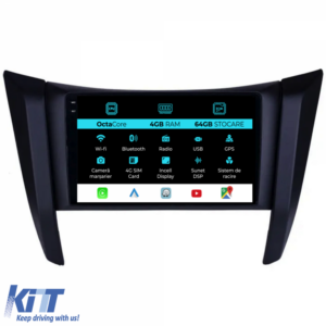 Navigation for Nissan Navara, 2015-2022, 9 Inch, 4Gb Ram, 64Gb Storage, Carplay