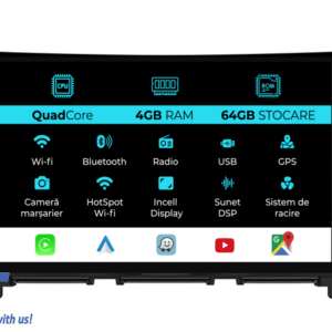 Navigation for Nissan Navara, 2015-2022, QuadCore, 10Inch, 4Gb Ram, 64Gb Storage, Carplay