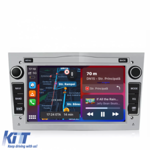 Navigation for Opel, 7 Inch, 2 Gb Ram, 32 Gb storage, Carplay, Silver