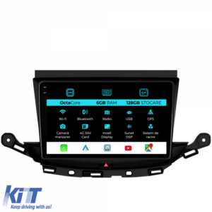 Navigation for Opel Astra K (2016 - 2020), 9 Inch, 6Gb Ram, 128Gb storage, Carplay