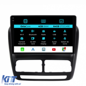 Navigation for Opel, Combo (2011-2018), 10 Inch, 4Gb Ram, 64Gb Storage, Carplay