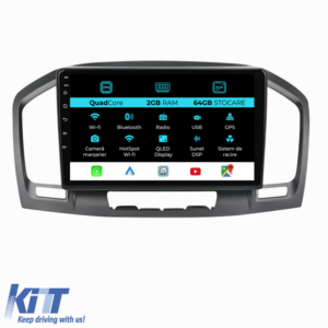 Navigation for Opel Insignia, (2008 - 2013), 9 Inch, 2Gb Ram, 64Gb storage, Carplay