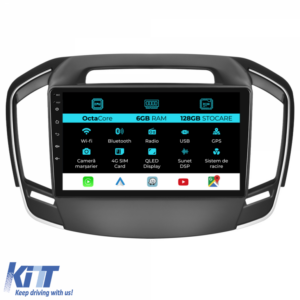 Navigation for Opel Insignia, 2013 - 2017, 9 Inch, 6 Gb Ram, 128 Gb Storage, Carplay