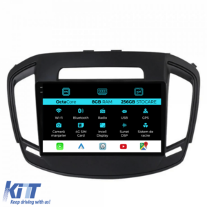 Navigation for Opel Insignia, (2013-2017), 9 Inch, 8Gb RAM, 256Gb Storage, Carplay