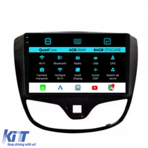 Navigation for Opel Karl, 2015-2019, QuadCore, 9Inch, 4Gb Ram, 64Gb Storage, Carplay