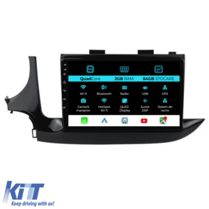 Navigation for Opel, Mokka (2016 - 2024), 9Inch, 2Gb Ram, 64Gb Storage, Carplay.