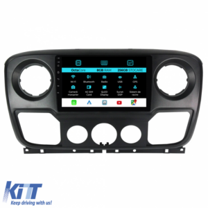 Navigation for Opel Movano, Renault Master, Nissan NV400 (2010-2020), 10 Inch, 8Gb Ram, 256Gb Storage, Carplay
