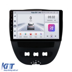 Navigation for Peugeot 107, Citroen C1, Toyota Aygo (2005 - 2015), 10 Inch, 4Gb Ram, 64Gb Storage, Bluetooth, WiFi, Carplay