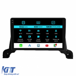 Navigation for Peugeot 3008, 5008 (2016-2021), 9 Inch, 6Gb Ram, 128Gb Storage, Carplay