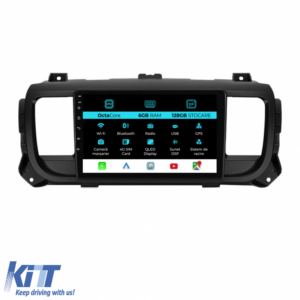 Navigation for Peugeot Expert, Citroen Jumpy 3 (2016-2021), 9 Inch, 6Gb Ram, 128Gb Storage, Carplay