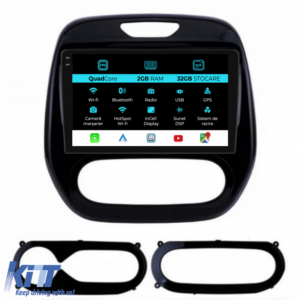 Navigation for Renault Captur (2013-2020), 9 Inch, 2Gb Ram, 32Gb Storage, CarPlay