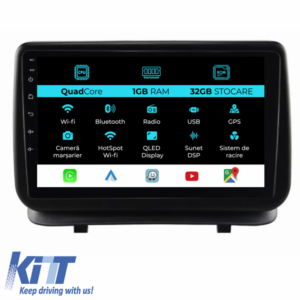 Navigation for Renault Clio 3 (2005-2014), 9 Inch, 1Gb Ram, 32Gb Storage, Carplay
