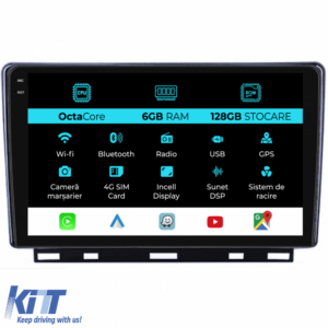 Navigation for Renault Clio 5 (2019-2024), 9Inch, 6Gb Ram, 128Gb Storage, Carplay.