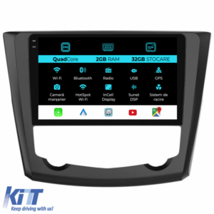 Navigation for Renault Kadjar, (2015-2019), 9 Inch, 2Gb Ram, 32Gb Storage, Carplay