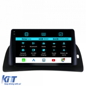 Navigation for Renault Kangoo, (2015-2020), 9 Inch, 4Gb Ram, 64Gb Storage, Carplay