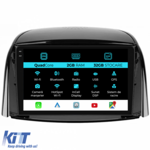 Navigation for Renault Koleos, (2008-2016), 9 Inch, 2Gb Ram, 32Gb Storage, Carplay