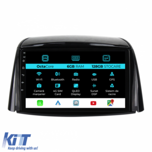 Navigation for Renault Koleos, 2008-2016, 9Inch, 6Gb Ram, 128Gb Storage, Carplay