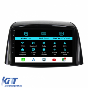 Navigation for Renault Koleos, 2008-2016, 9Inch, 8Gb Ram, 256Gb Storage, Carplay