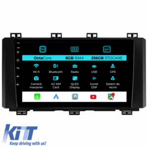 Navigation for Seat Ateca, 2016 - 2021, 9 Inch, 8GB RAM, 256GB Storage, Carplay