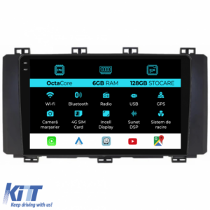 Navigation for Seat, Ateca (2016-2021), 9Inch, 6Gb Ram, 128Gb Storage, Carplay