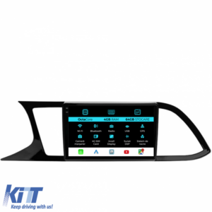 Navigation for Seat Leon 3 (2013-2020), 9 Inch, 4Gb RAM, 64Gb storage, Carplay
