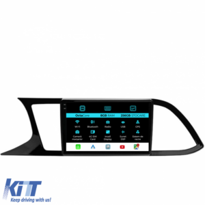 Navigation for Seat Leon 3, 2013-2020, 9 Inch, 8Gb Ram, 256Gb storage, Carplay