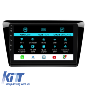 Navigation for Seat, Toledo (2013 - 2023) 9 Inch, 6Gb Ram, 128Gb storage, Carplay