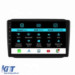 Navigation for Skoda Fabia, (2007-2014), 10 Inch, 2Gb Ram, 64Gb Storage, Carplay