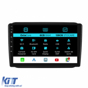 Navigation for Skoda Fabia (2007-2014), 10 Inch, 6Gb Ram, 128Gb Storage, Carplay