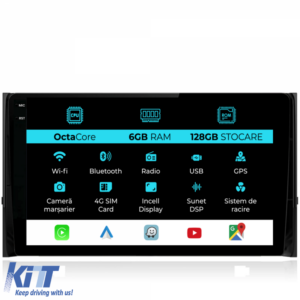 Navigation for Skoda, Kodiaq (2016-2024), Incell 10Inch, 6Gb Ram, 128Gb Storage, Carplay