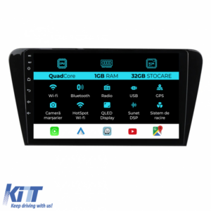 Navigation for Skoda Octavia 3, (2013 - 2018), 10 Inch, 1Gb Ram, 32Gb storage, Carplay
